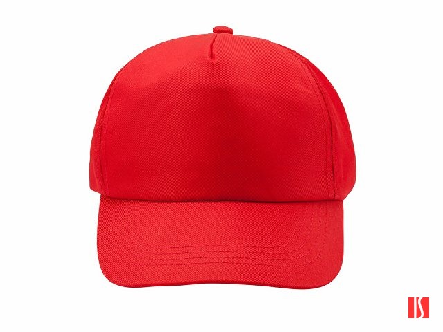 Бейсболка CALISTO из RPET 5-панельная, красный