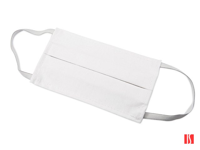 Маска для лица многоразовая из хлопка, белый