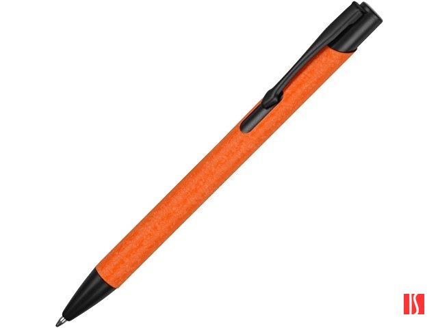 Ручка металлическая шариковая «Crepa», оранжевый/черный