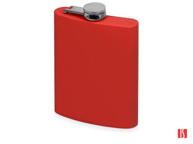 Фляжка 240 мл Remarque soft touch, 304 сталь, красный