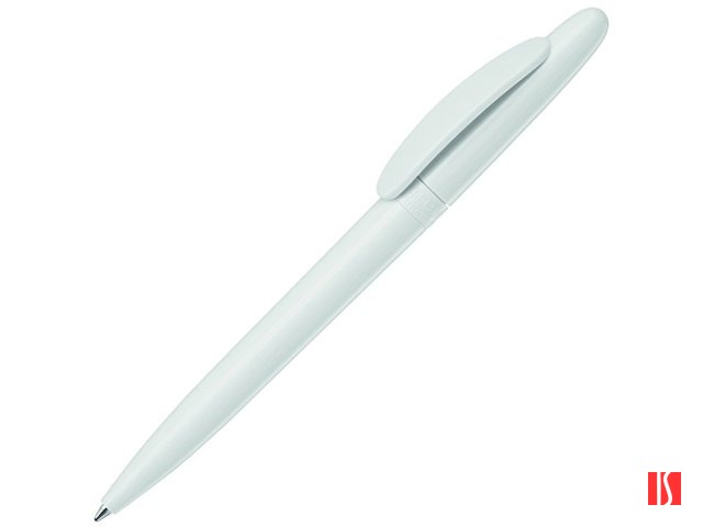 Антибактериальная шариковая ручка "Icon green", белый