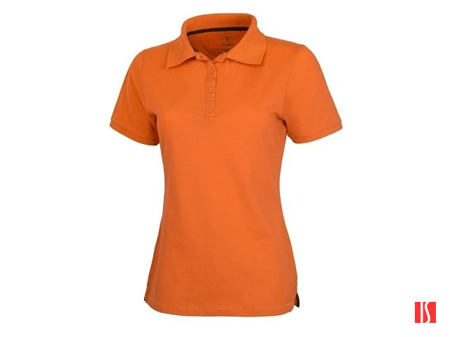 Calgary женская футболка-поло с коротким рукавом, оранжевый