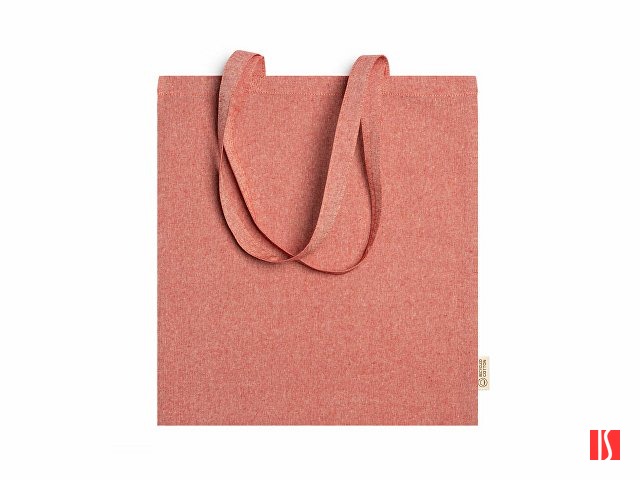 Сумка RIVOLI из 100% переработанного хлопка, красный