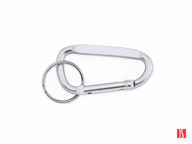 Брелок-карабин для ключей PALE, серебристый