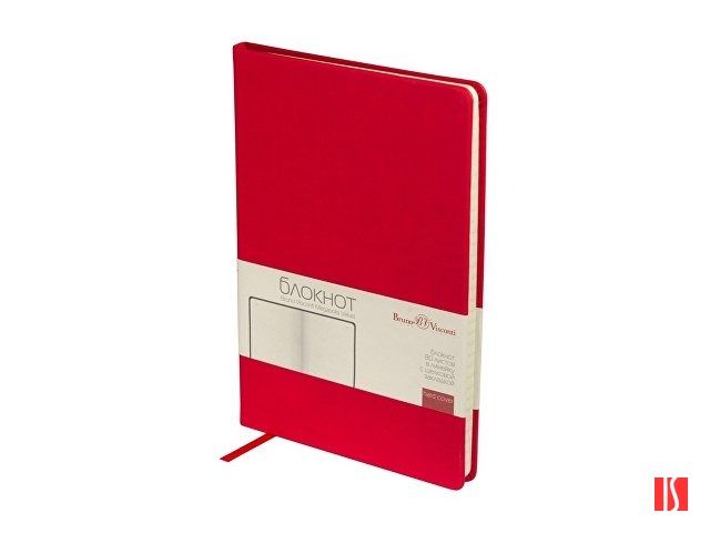 Блокнот А5 "Megapolis Velvet", красный