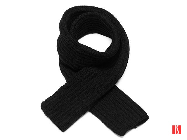 Шарф Nordend, крупный риб, черный