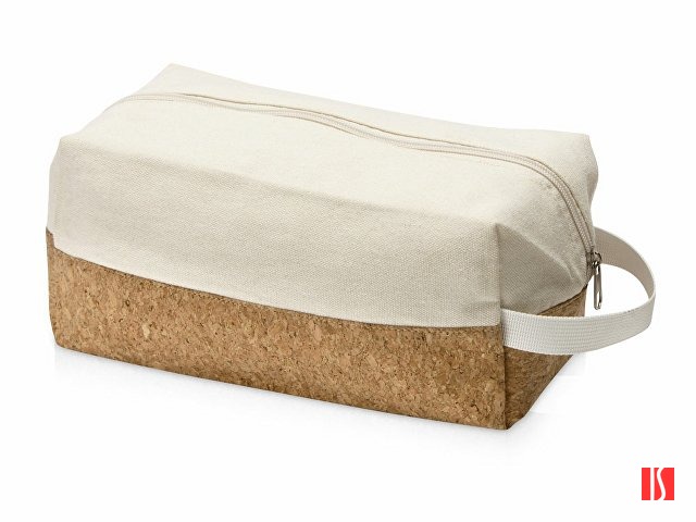 Несессер Corky хлопковый с пробковой вставкой, натуральный