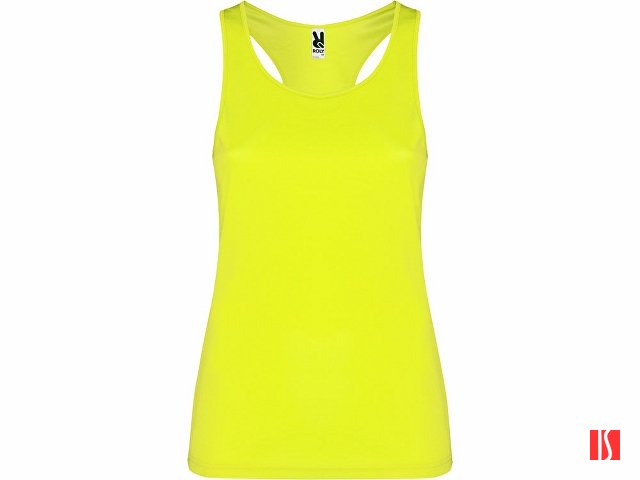 Топ спортивный "Shura" женский, неоновый желтый