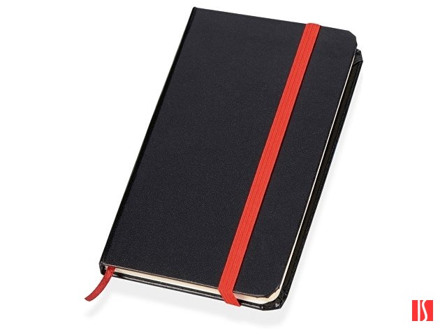 Блокнот "Имлес", черный/красный