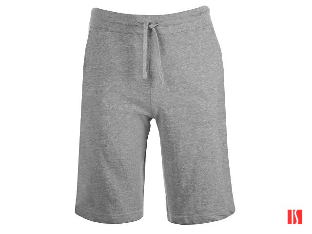 Мужские шорты из френч терри «Warsaw» 220гр, серый меланж