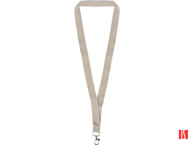 Ланьярд с карабином, бежевый