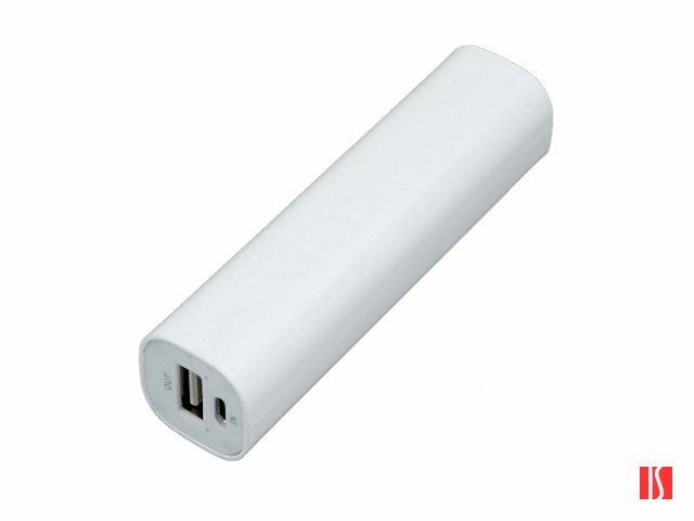 PB030 Универсальное зарядное устройство power bank  прямоугольной формы. 2600MAH. Белый