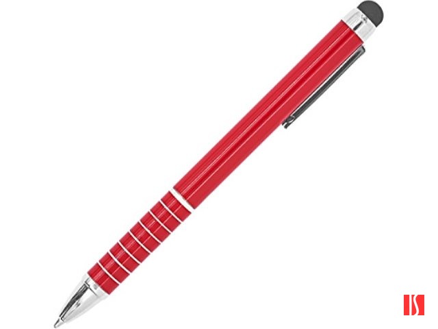 Ручка-стилус металлическая шариковая CANAIMA, красный