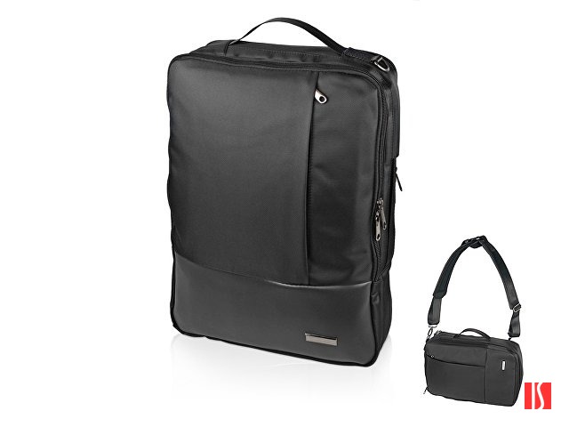 Рюкзак-трансформер «Duty» для ноутбука, черный (без шильда)