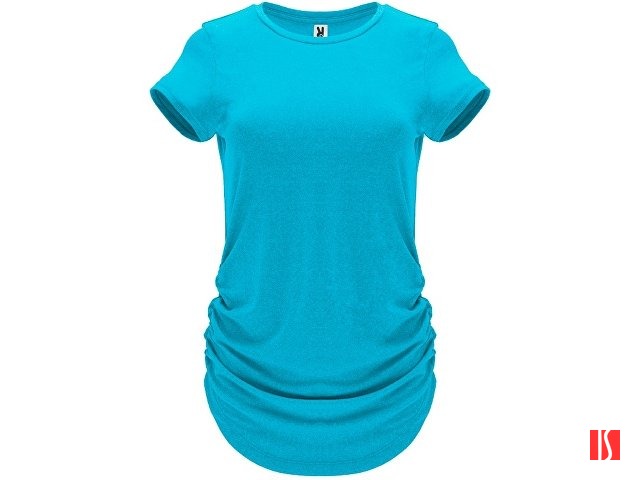 Футболка "Aintree" женская, меланжевый бирюзовый