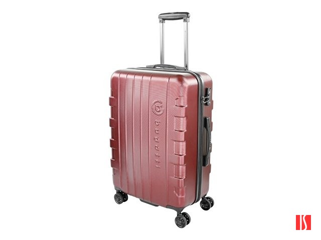 Чемодан BUGATTI Galatea, красный, поликарбонат / АБС-пластик, 46х27,5х67 см, 65 л