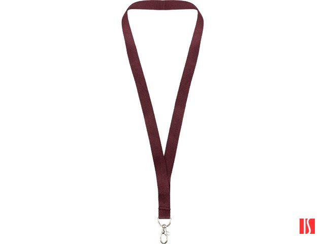 Ланьярд с карабином, бургунди