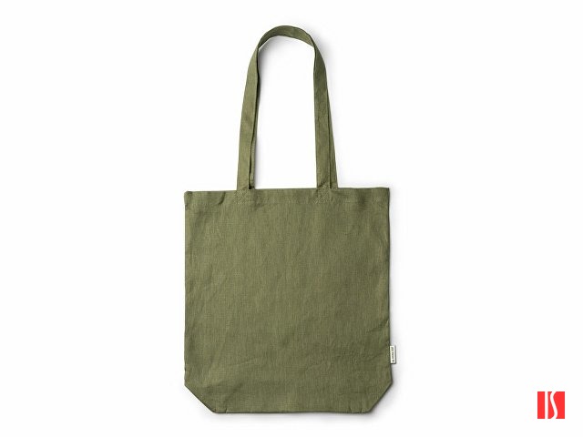 Сумка MAFIL из конопляной ткани плотностью 200 г/м2 с донной вставкой, венчурный зеленый