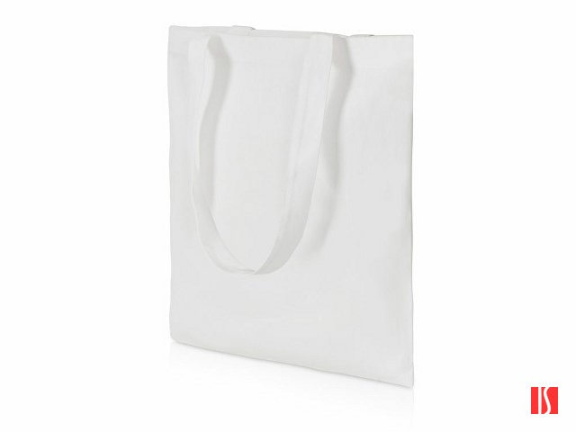 Сумки хлопок 90%, плотность 180 г, грузоподъемность 10 кг, размер 38х42 см, ручки 3х65 см с доп. швом, белый