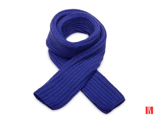 Шарф Nordend, крупный риб, классический синий