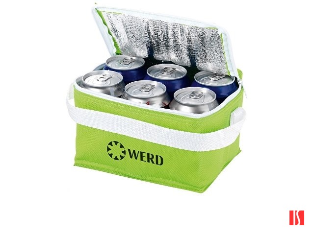 Сумка-холодильник "Spectrum", зеленое яблоко/белый