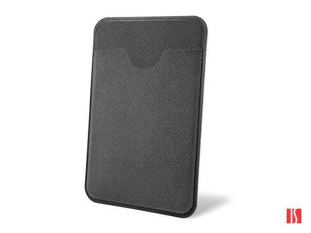 Чехол-картхолдер Favor на клеевой основе на телефон для пластиковых карт и и карт доступа, серый