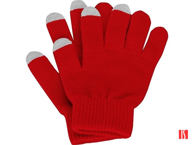 Перчатки для сенсорного экрана, красный, размер L/XL