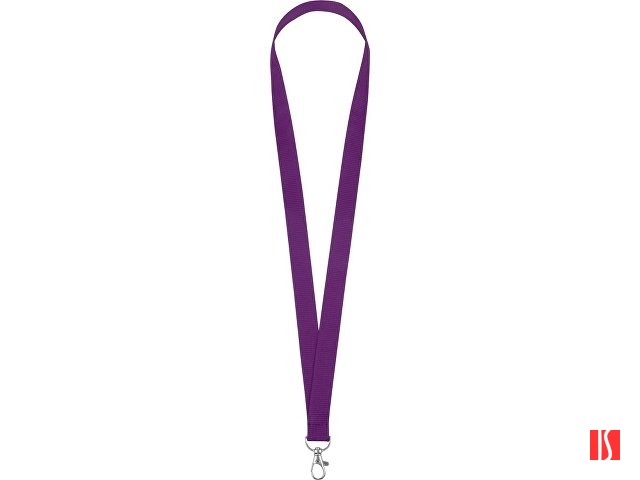 Ланьярд с карабином, фиолетовый