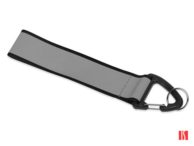 Светоотражающий брелок Reflector, серебристый/черный