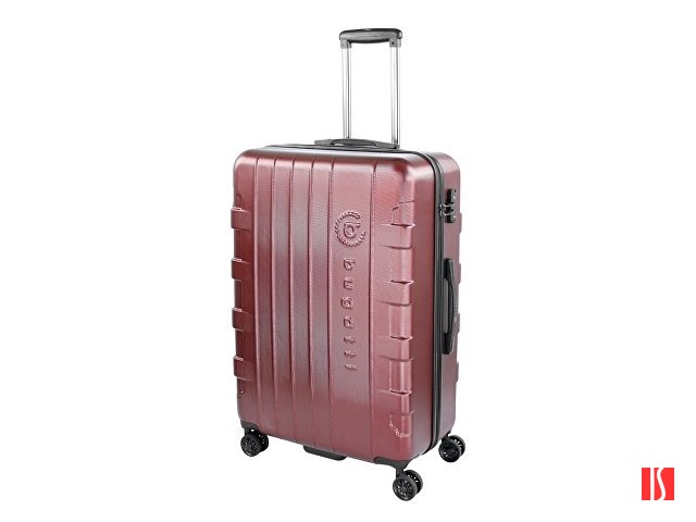 Чемодан BUGATTI Galatea, красный, поликарбонат / АБС-пластик, 53х30,5х77 см, 96 л