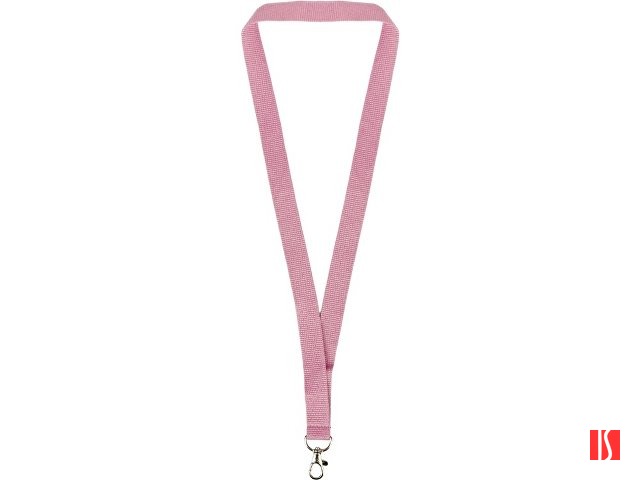 Ланьярд с карабином, пыльно-розовый