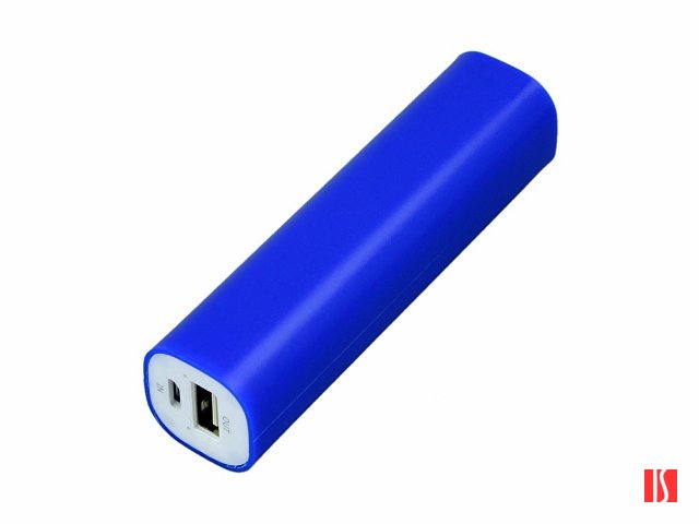 PB030 Универсальное зарядное устройство power bank  прямоугольной формы. 2600MAH. Синий