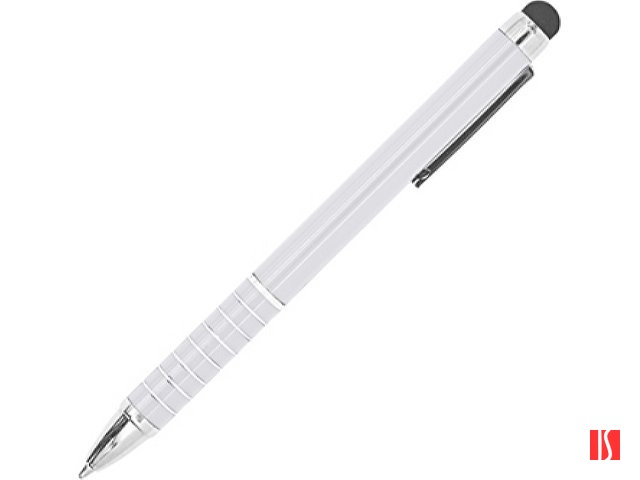 Ручка-стилус металлическая шариковая CANAIMA, белый