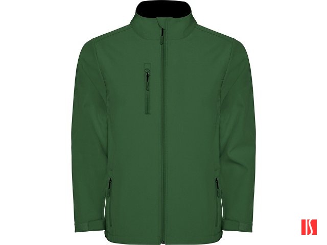 Куртка софтшелл "Nebraska" мужская, бутылочный зеленый