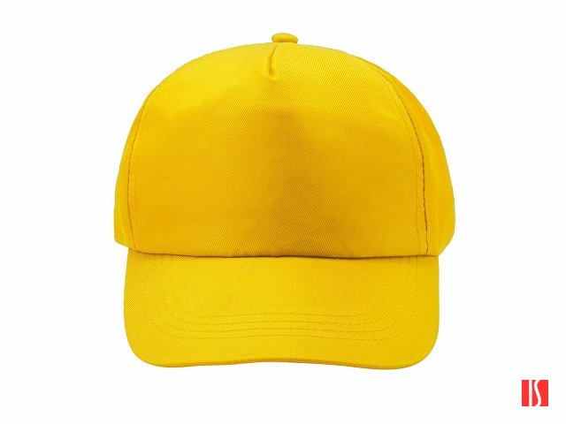 Бейсболка CALISTO из RPET 5-панельная, желтый