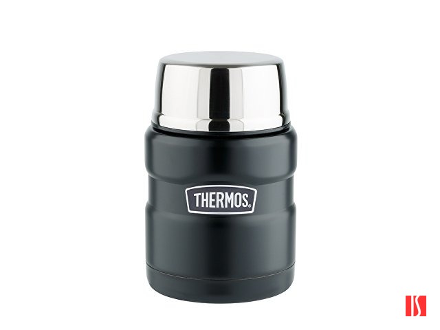 Термос из нерж. стали с ложкой тм THERMOS SK3000-BK(Matte Black) Food Jar 0.470L, черный