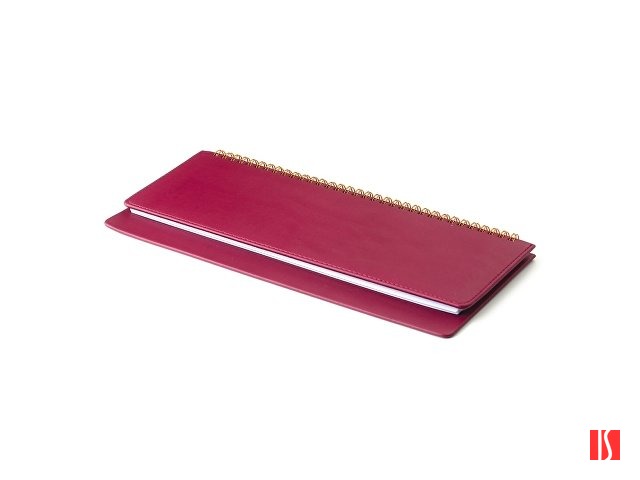 Планинг недатированный  "Velvet" бордовый