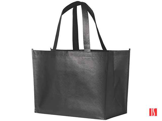 Ламинированная сумка-шоппер Alloy, стальной серый