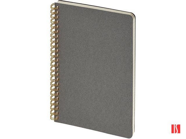 Бизнес тетрадь на гребне А5 "Pragmatic", 60 листов в клетку, серый