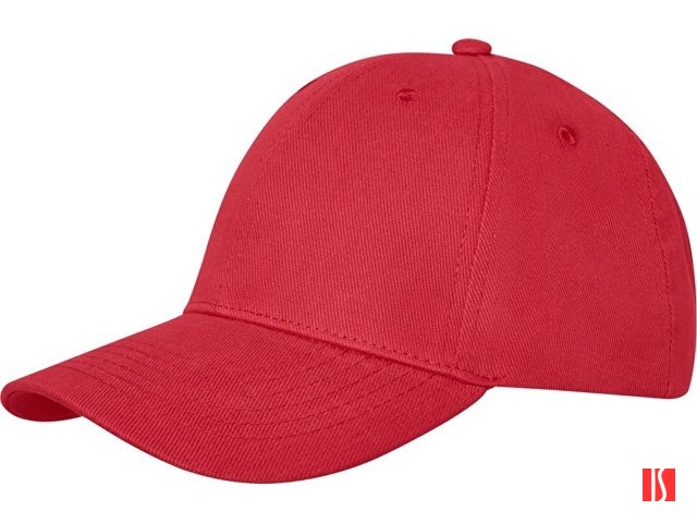 Кепка Davis, 6 панелей, красный