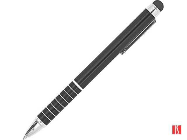 Ручка-стилус металлическая шариковая CANAIMA, черный