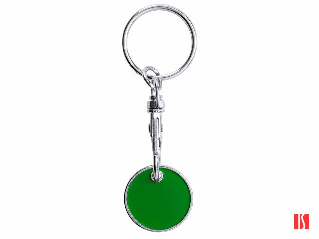 Брелок с монетой для тележки супермаркета, папоротниковый