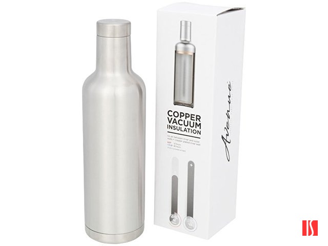 Pinto вакуумная изолированная бутылка, серебристый