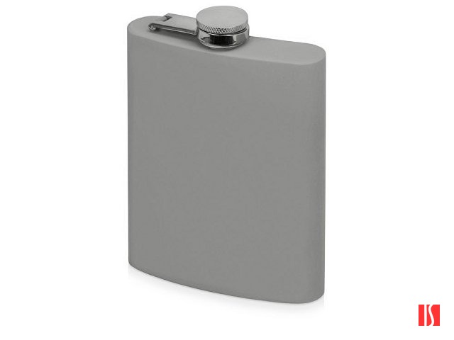 Фляжка 240 мл Remarque soft touch, 304 сталь, светло-серый