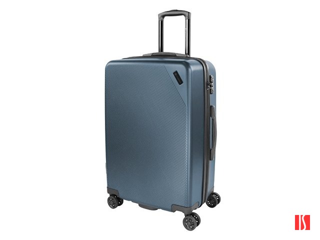 Чемодан BUGATTI Kallisto, синий, АБС-пластик, 44,5х26х63,5 см, 65 л