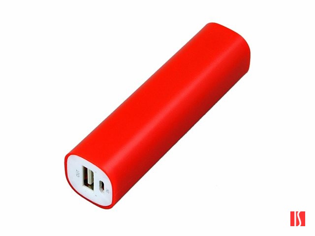 PB030 Универсальное зарядное устройство power bank  прямоугольной формы. 2600MAH. Красный