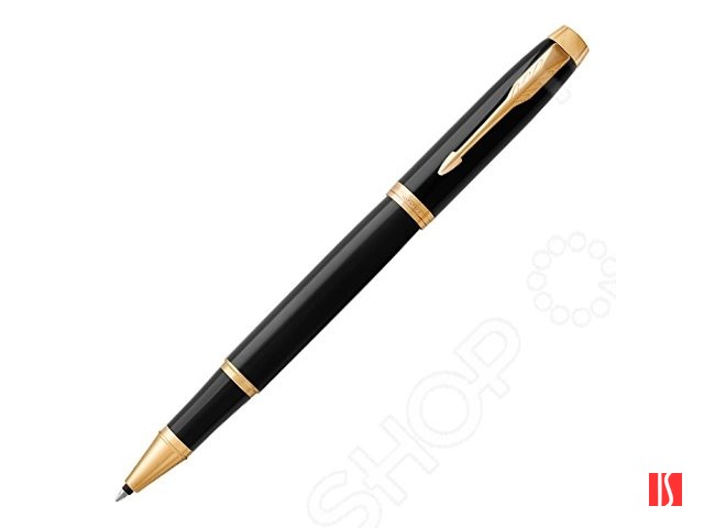 Ручка роллер «Parker IM Core Black GT», черный/золотистый