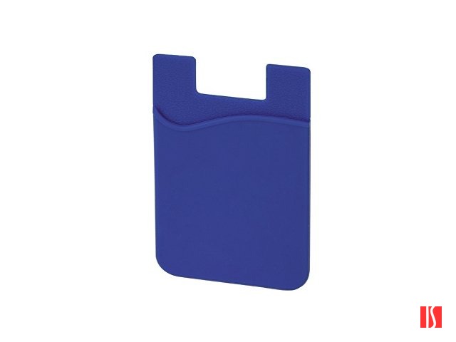 Картхолдер с креплением на телефон «Gummy», ярко-синий