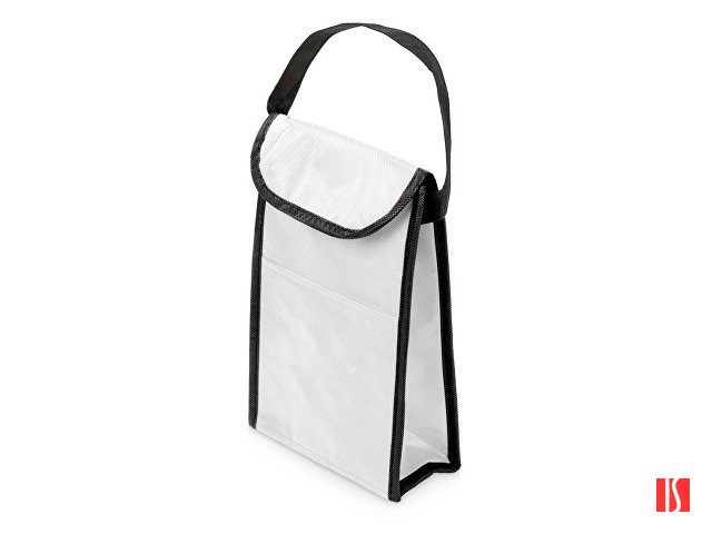 Сумка-холодильник Reviver на липучке из нетканого переработанного материала, белый