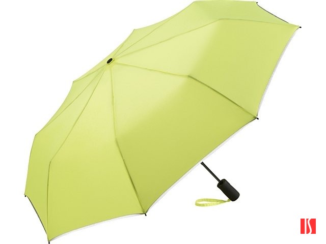 Зонт складной 5547 Pocket Plus полуавтомат, неоновый желтый